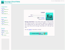 Tablet Screenshot of kuunga.com